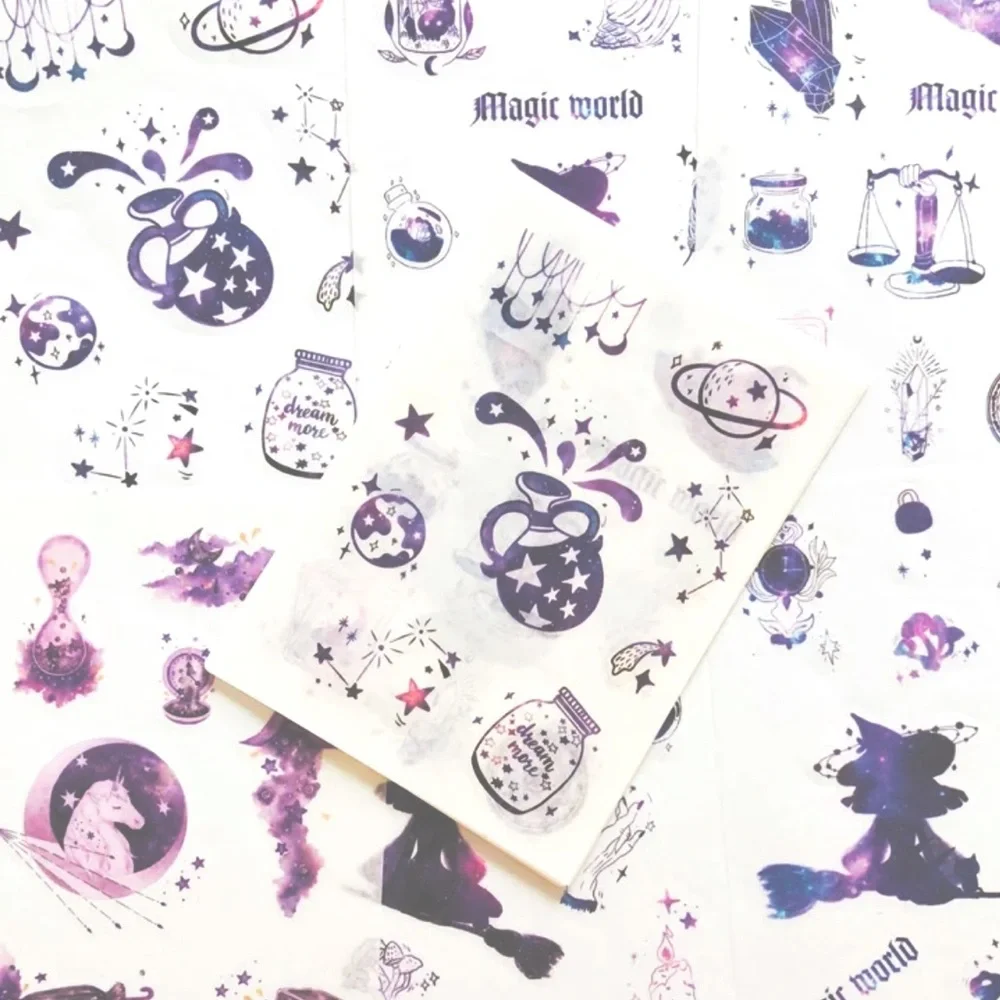 $2 WITCH STICKERS. NEW. 6 SHEETS PER PACKAGE. $2 WITH ANY $10 ORDER OR MORE
